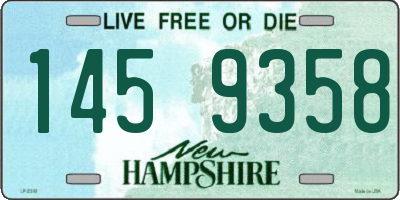 NH license plate 1459358