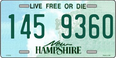 NH license plate 1459360