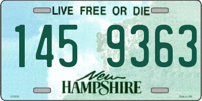 NH license plate 1459363