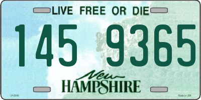 NH license plate 1459365