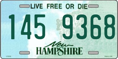 NH license plate 1459368