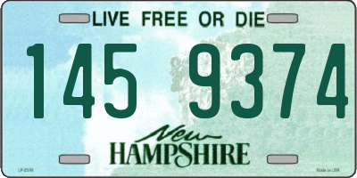NH license plate 1459374