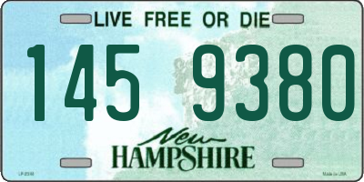 NH license plate 1459380