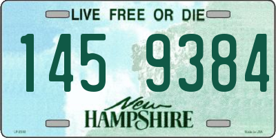 NH license plate 1459384