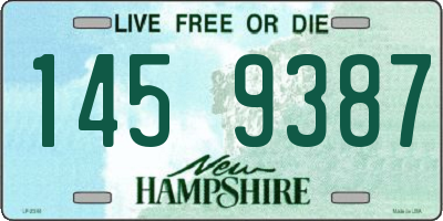 NH license plate 1459387