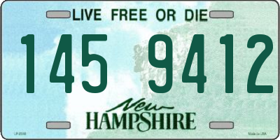 NH license plate 1459412