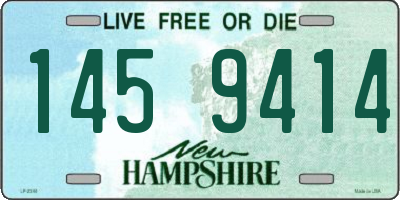 NH license plate 1459414