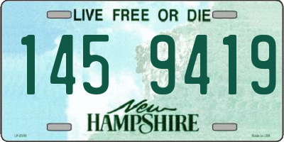 NH license plate 1459419