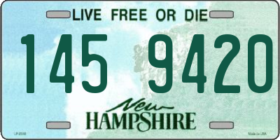 NH license plate 1459420