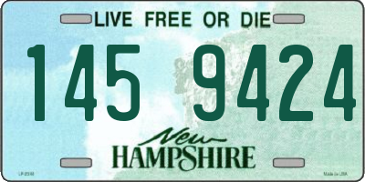 NH license plate 1459424