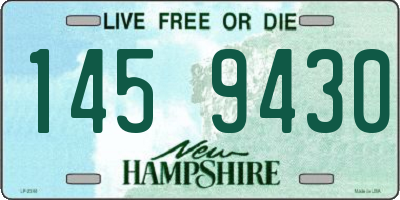 NH license plate 1459430