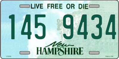 NH license plate 1459434