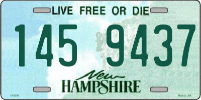 NH license plate 1459437