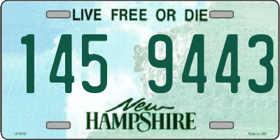 NH license plate 1459443