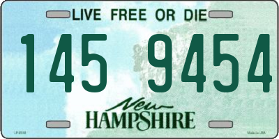NH license plate 1459454