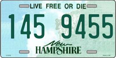 NH license plate 1459455