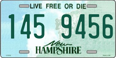 NH license plate 1459456