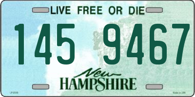 NH license plate 1459467
