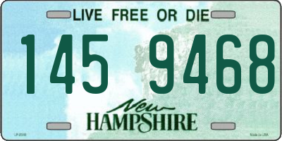 NH license plate 1459468