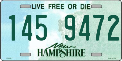NH license plate 1459472
