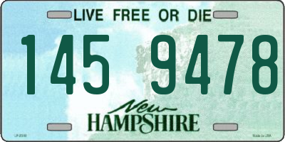 NH license plate 1459478