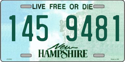 NH license plate 1459481