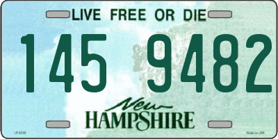 NH license plate 1459482