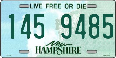 NH license plate 1459485