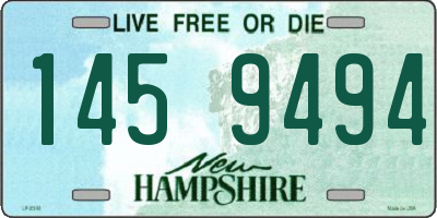 NH license plate 1459494