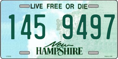 NH license plate 1459497