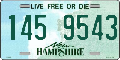 NH license plate 1459543