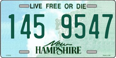 NH license plate 1459547