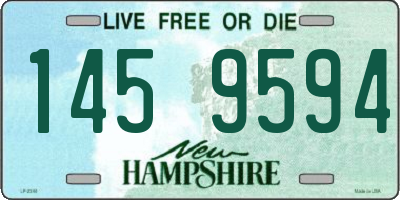 NH license plate 1459594