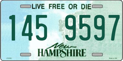 NH license plate 1459597