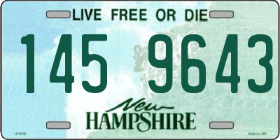 NH license plate 1459643