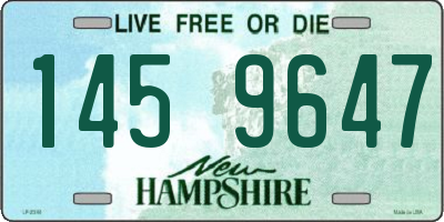 NH license plate 1459647