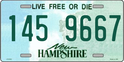 NH license plate 1459667