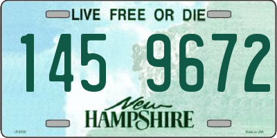 NH license plate 1459672
