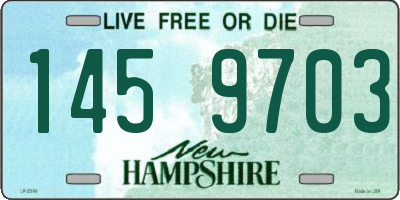 NH license plate 1459703