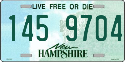 NH license plate 1459704