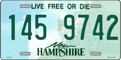 NH license plate 1459742