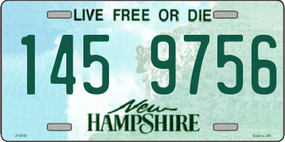NH license plate 1459756