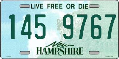 NH license plate 1459767