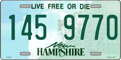NH license plate 1459770