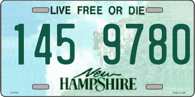 NH license plate 1459780