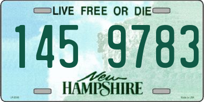 NH license plate 1459783