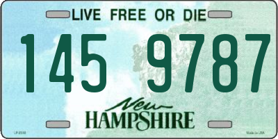 NH license plate 1459787