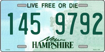 NH license plate 1459792