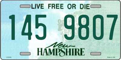 NH license plate 1459807