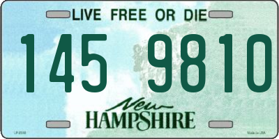 NH license plate 1459810